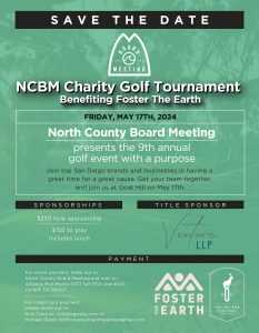 NCBM Charity Golf Tournament Flyer